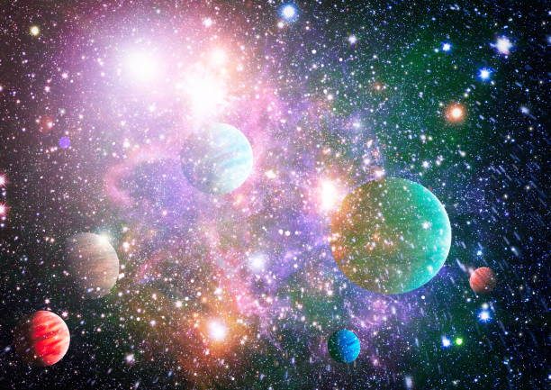 istock planets, stars and galaxies in outer space showing the beauty of space exploration. Elements furnished by NASA 1083719244