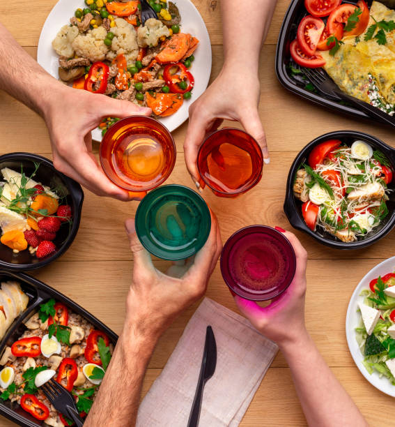 istock Ready meal delivery for any occasion, concept 1083723394
