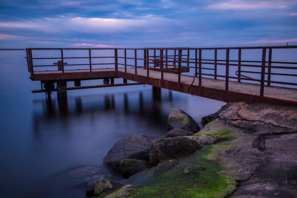 istock old rusty metal bridge in port 1083737980