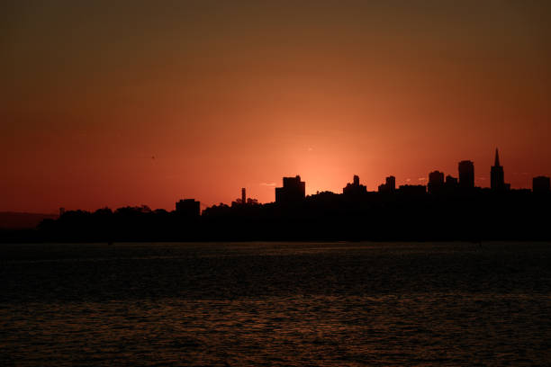 istock Sun rising over downtown San Francisco from the Torpedo Wharf 1083738080
