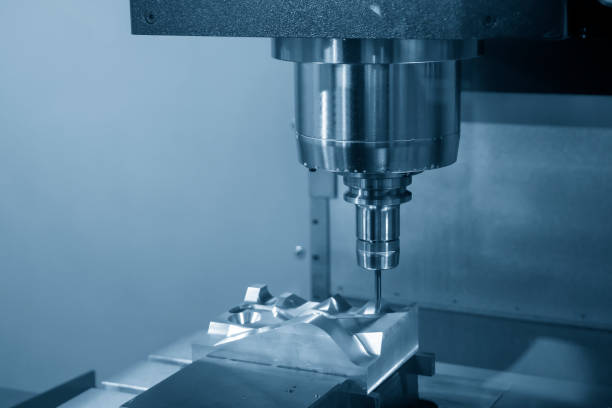 istock The CNC milling machine cutting the injection mold . 1083743076