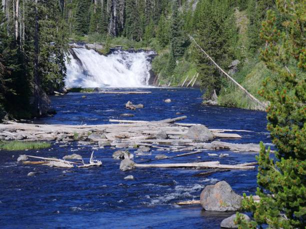 istock Lewis Falls, Wyoming 1083747160