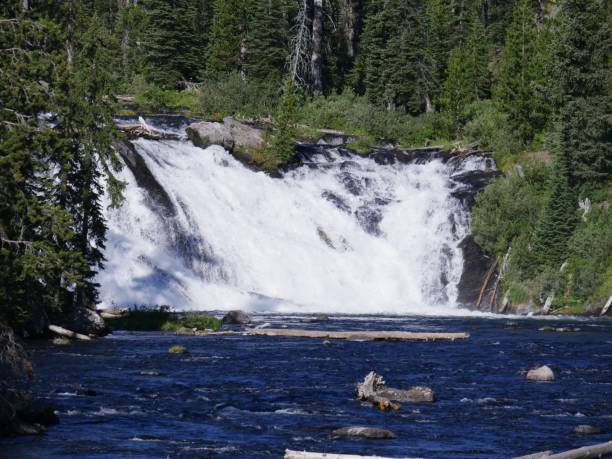 istock Lewis Falls, Wyoming 1083747162