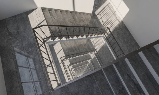 istock Stairs Inside a Building with Many Floors 1083749010