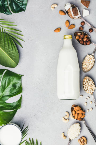istock Vegan milk and ingredients 1083766618