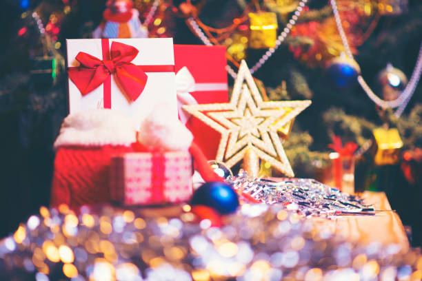 istock Close-Up Of Christmas Presents 1083768354