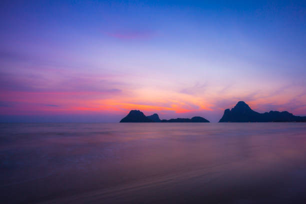 Beach, Dusk, Island, Sea, Sky