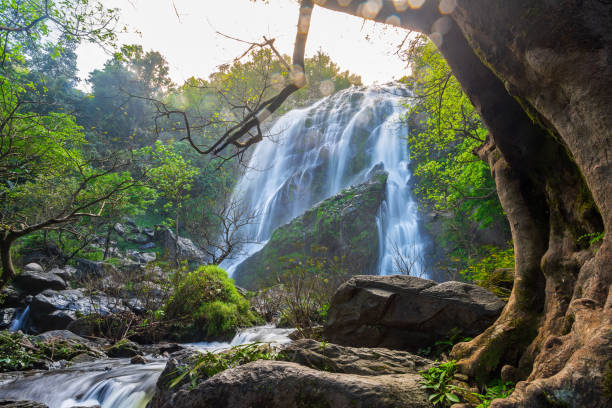 istock Beautiful waterfalls in Asia. 1083770240