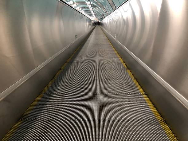 istock Escalator,Subway,Perspective,Metal 1083771460