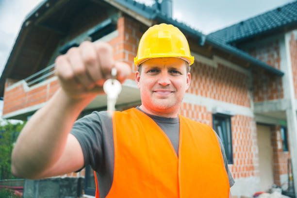 istock Handing over house keys 1083774830