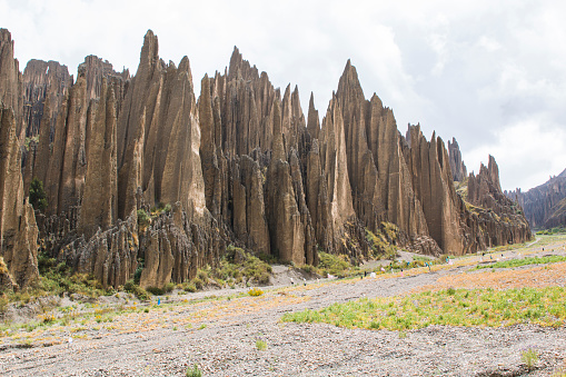 Valley Of The Death Valle De Las Animas In La Paz Bolivia Rock Formations  Stock Photo - Download Image Now - iStock