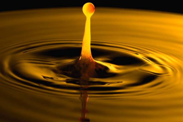 istock Water with milk drip  close macro 1083778788