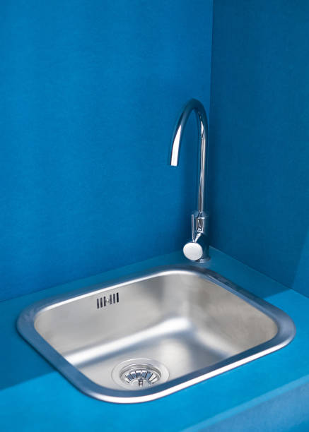 istock Small stainless steel sink 1083779706