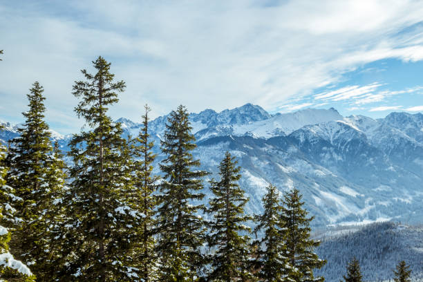 istock Beautiful panorama of the snow covered mountain range 1083783188