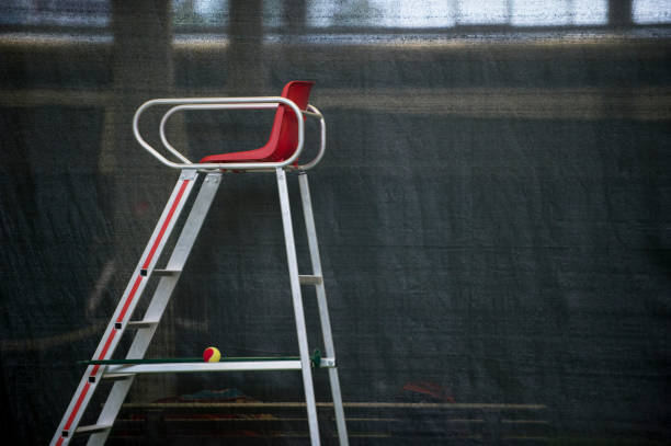 istock High Angle View Of Chair By Textile 1083785572