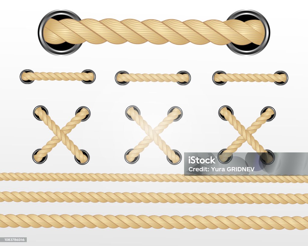 Nautical Rope Round And Square Rope Frames Cord Borders Sailing Vector  Decoration Elements Rope Marine Nautical Border Cord Round String Knot  Twisted Illustration Stock Illustration - Download Image Now - iStock