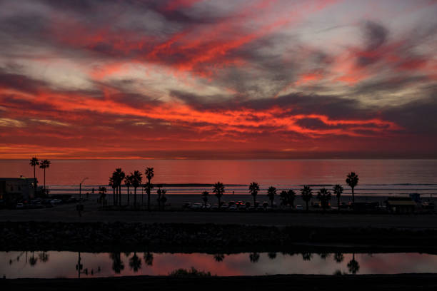 istock Scenic Sunset view of Cardiff State Beach 1083806464