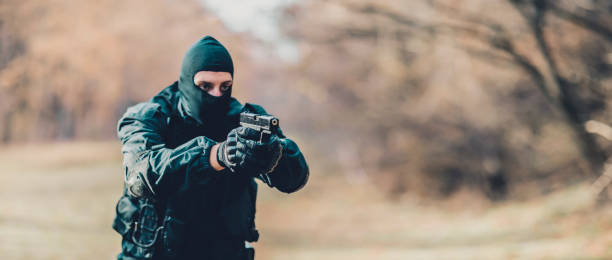 istock Swat Police Officer Shooting With Firearm 1083813256