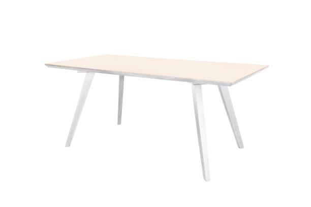 istock Wooden modern Table on white background. 1083822318