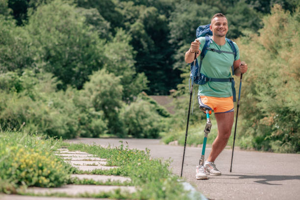 istock Joyful man with paralysis ejoying active way of life 1083826508