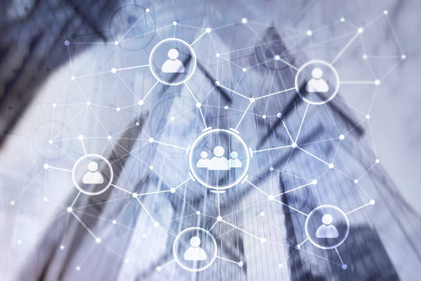 istock People relation and organization structure. Social media. Business and communication technology concept. 1083832826