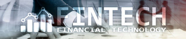 istock FINTECH - Financial technology, global business and information Internet communication technology. Skyscrapers background. Hi-tech business concept. Website header banner. 1083834270