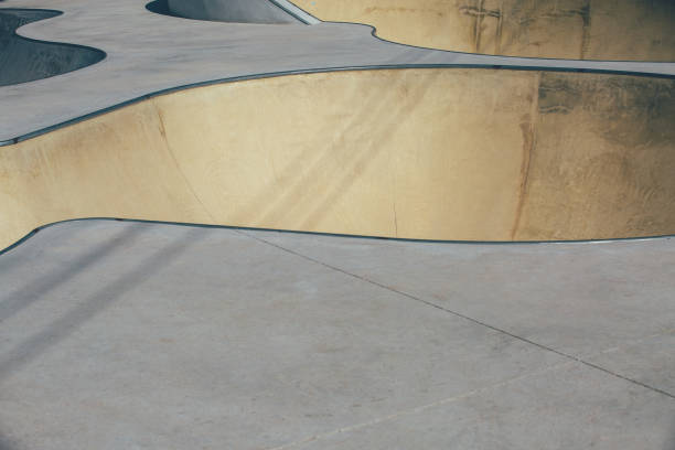 istock Skate park bowl detail 1083835876
