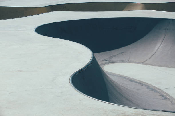 istock Bowl in the skate park view 1083835890