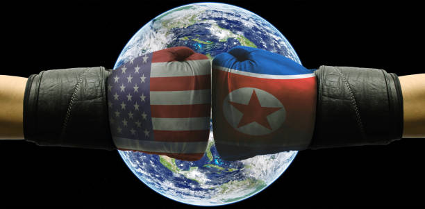 istock america and north korean 1083844540