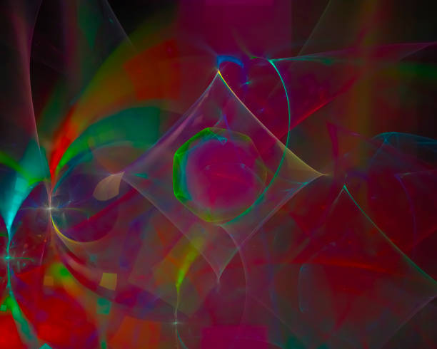 istock abstract digital fractal, dream design, party 1083859480
