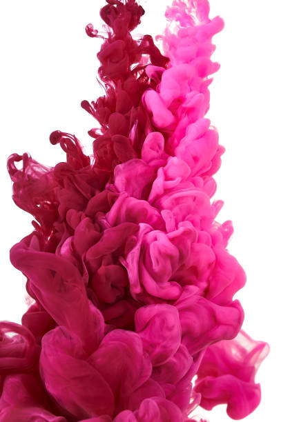 istock Ink in water. Splash paint mixing. Multicolored liquid dye. Abstract  sculpture background color 1083864644