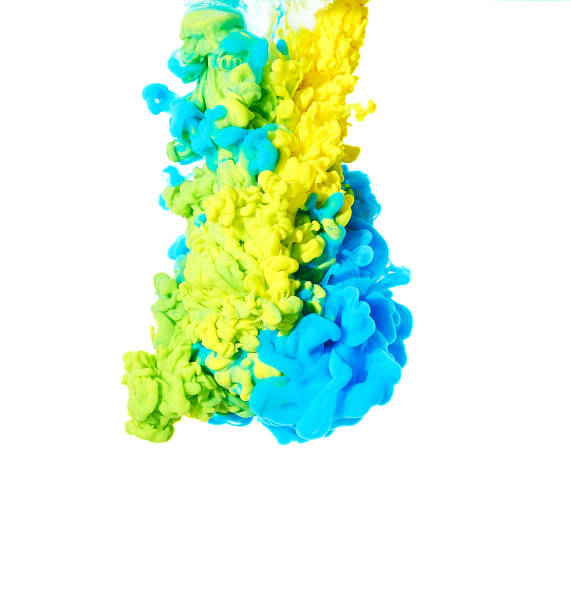 istock Ink in water. Splash paint mixing. Multicolored liquid dye. Abstract background color 1083868418