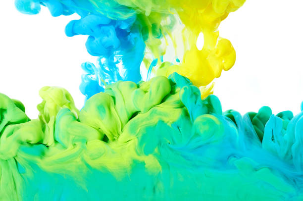 istock Ink in water. Splash paint mixing. Multicolored liquid dye. Abstract background color 1083868466