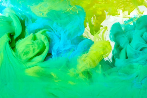 istock Ink in water. Splash paint mixing. Multicolored liquid dye. Abstract background color 1083868590