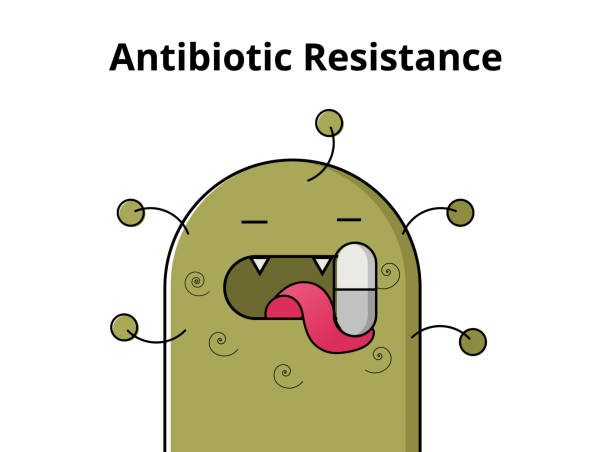 Antibiotic Resistance Concept Bacteria Is Eating The Pill Stock  Illustration - Download Image Now - iStock