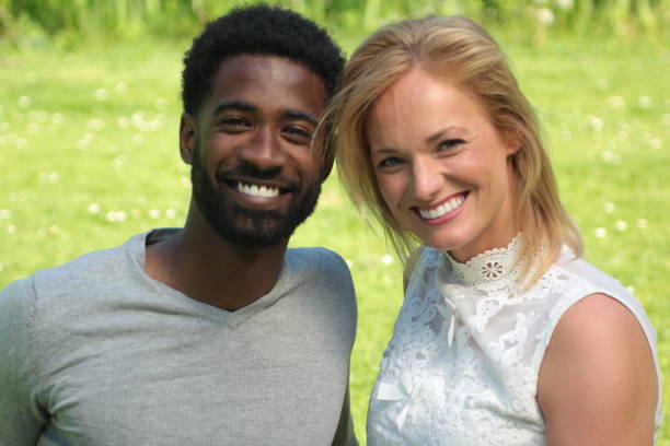 istock Beautiful love couple outside 1083874020