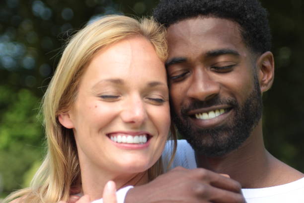 istock Beautiful love couple outside 1083874464