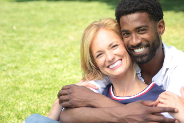 istock Beautiful love couple outside 1083874580