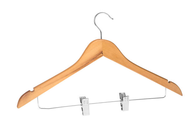 istock Color wooden hook for hanging clothes isoleted 1083875698