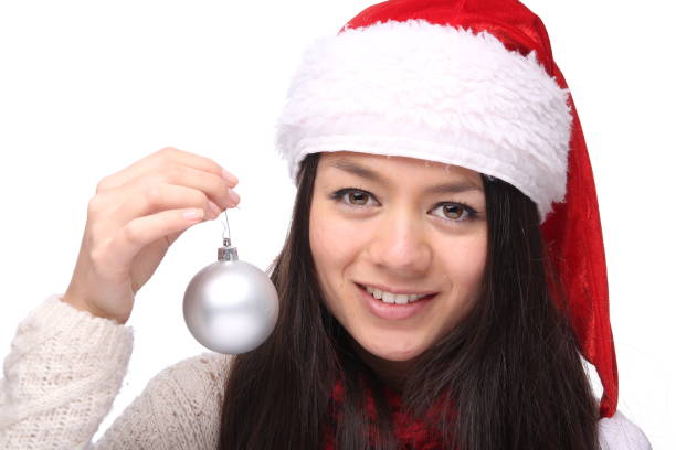 istock Beautiful christmas woman 1083876950