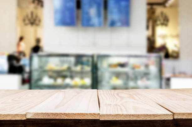 istock Close-Up Of Empty Table In Restaurant 1083878836