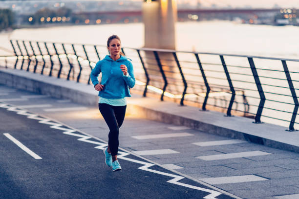 istock Confident Woman Exercising In City 1083882152