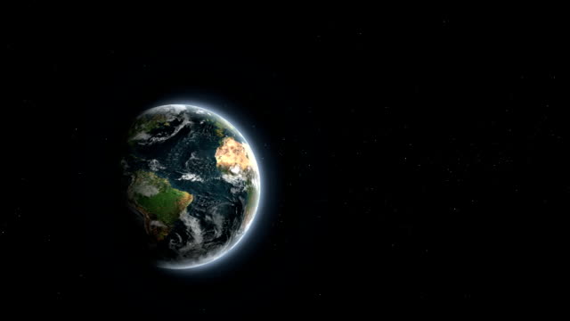 Animated Spinning Earth in Space Free Motion Graphics & Backgrounds  Download Clips Space
