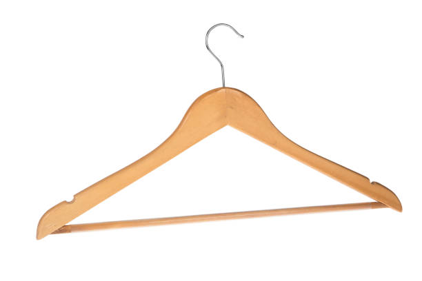 istock Color wooden hook for hanging clothes isoleted 1083885180