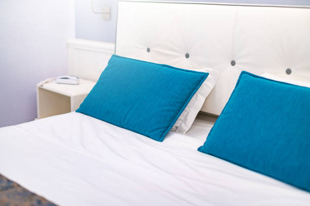 istock house beautiful design concept with soft cozy pillow on bed in bedroom 1083897406