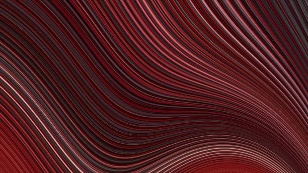 istock Cocoa colored wavy stripes. Stylish geometric background. Beautiful abstract graphics. 1083930728