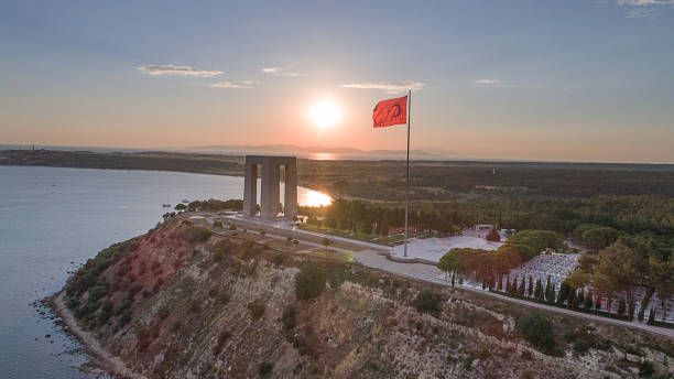 케 나 케 일 gallipoli 반도 순 교자 기념관 - famous place melbourne australia built structure 뉴스 사진 이미지