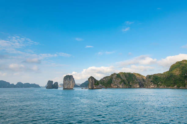 Ha Long Bay, in the Gulf of Tonkin, includes some 1,600 islands and islets, forming a spectacular seascape of limestone pillars. Because of their precipitous nature, most of the islands are uninhabited and unaffected by a human presence. The site's outstanding scenic beauty is complemented by its great biological interest.