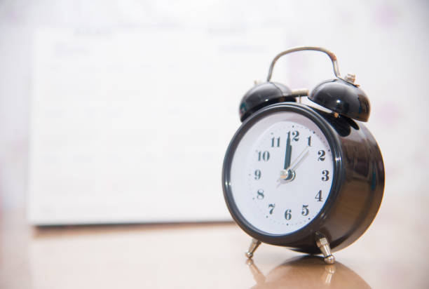 istock Close up Vintage clock on blurred background. 1083958512