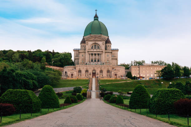 Saint Joseph's Oratory in Montreal, Quebec, Canada stock photo